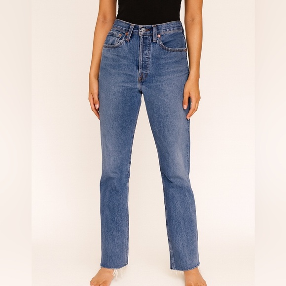Citizens Of Humanity Flare Jeans in Classic Blue - Picture 1 of 6